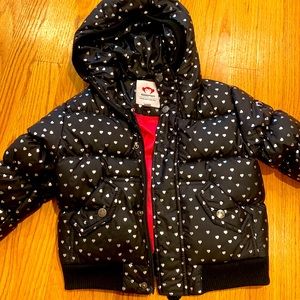 Appaman coat, 3T, black with good hearts